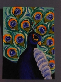 Happy Painting ATCs ... Colorful Birds