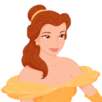 Disney Princess Swap #1 BELLE ATC