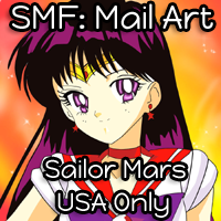 SMF: Mail Art - Sailor Mars - USA Only