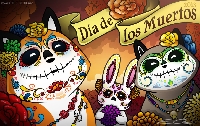 Cute Dia De Los Muertos/Sugar Skull stuffie 2014