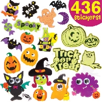 TWO Packages OF Halloween Stickers -Quick Swap
