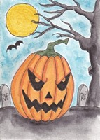 Halloween themed ATC swap