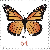 Postage Stamp ATC Series #3:  Butterflies