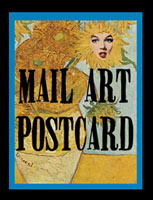 WIYM -- Mail Art PC Altered SUNFLOWERS  