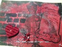 Mixed media art journal page 