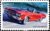 Postage Stamp ATC Series #4:  Cars