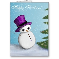 Christmas Card Swap # 2 - Snowman
