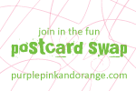 Friends of purplepinkandorange.com postcard swap!