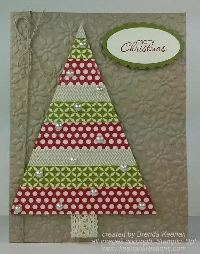 USAPC: Washi Tape Christmas Tree Card