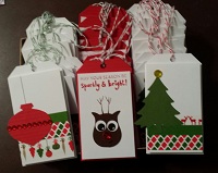 AofW:  Christmas Gift Tags with Washi!
