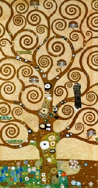 IS:Gustav Klimt Inspired Mail Art Postcard