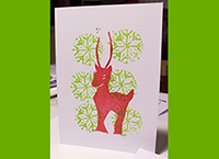 Woodland Creature Holiday Card