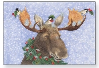 Quick Animal-themed Christmas card and 2 pc swap 