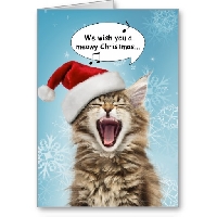 Kitty Cat Christmas Cards