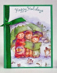 Christmas Card Deco Swap