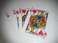 Valentine ATC Playing Card 