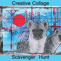 CC: Scavenger Hunt Collage Postcard