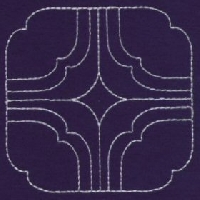 Fabric Textile Sashiko Embroidery ATC