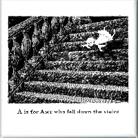The Gashlycrumb Tinies ATC Series: A is for Amy