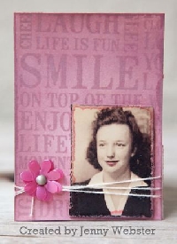VC: Skinny Card with a Vintage Photo