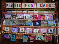 USAPC: Handmade FABRIC Post Card