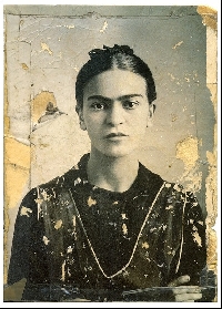 VC: Vintage ATC with Frida Kahlo 