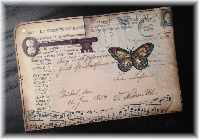 MA: Vintage Theme Mail Art Envelope