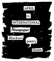 Blackout Poetry -- Everyone's a Poet