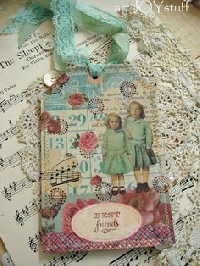 TSJ:  Nifty Thrifty Altered Tag
