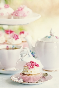 * Tea and a letter- Spring themed