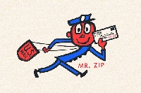 Pocket letter swap Mr. Zip edition