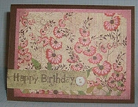 August birthdy card and a little gift