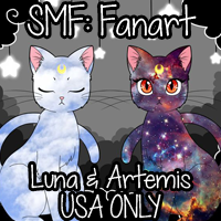 SMF: Fan Art - Luna & Artemis -  USA