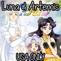 Sailor Moon ATC - Luna & Artemis (Human Form) - US