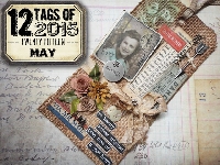 Tim Holtz Twelve Tags of 2015:  May Tag