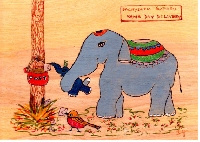 Elephant Mail Art or Pachyderm Post!