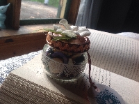 Whimsy mini jar of BEADS & FINDINGS