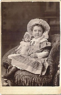 VC: Vintage Girl with her Doll