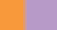 pocket letter color combos no.4 (orange/lilac)