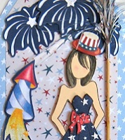 Prima Doll Tag #4 - 4th of July