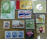10 used postage stamps#2 from one countries!