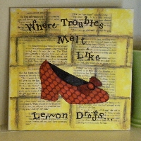 Wizard of Oz ATC- All about the shoes!
