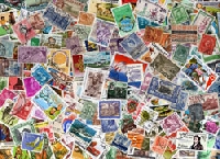 30 Used Post Stamps