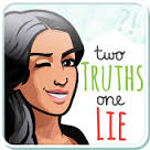 Two Truths and a Lie Postcard
