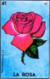 Loteria Card: La Rosa