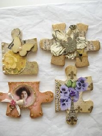 Altered Puzzle Piece #3 - Donetta and Kathy
