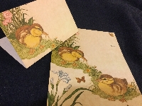 folded post-cards