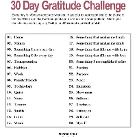 Gratidude challenge