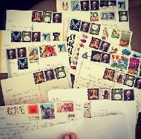 centenarians- 5 Postcards
