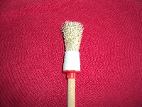 Using a stipple brush